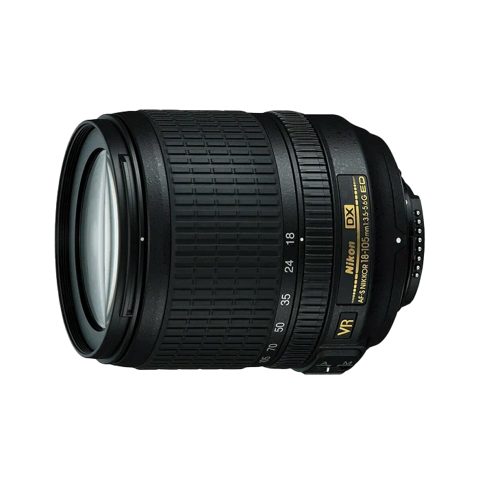 Объектив Nikon AF-S 18-105mm f/3.5-5.6G ED VR DX Nikkor Объектив Nikon AF-S 18-105mm f/3.5-5.6G ED VR DX Nikkor