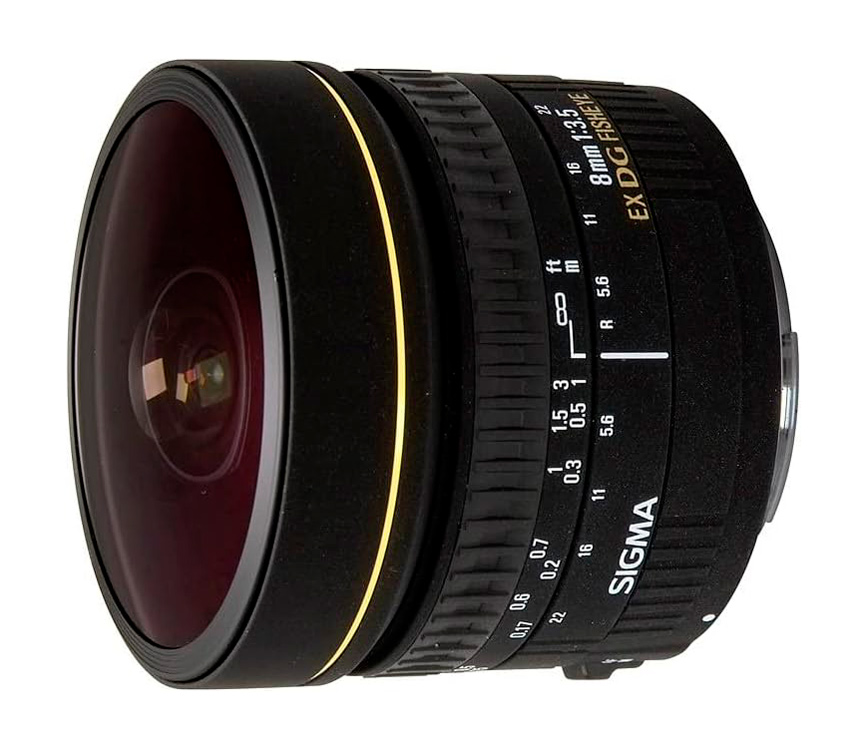 Объектив Sigma 8mm f/3.5 EX DG Fisheye