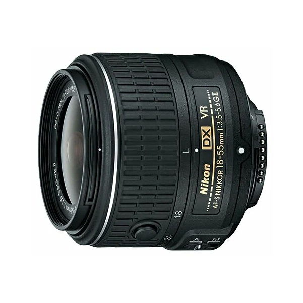 Объектив Nikon AF-S 18-55mm f/3.5-5.6G DX VR II Zoom-Nikkor Объектив Nikon AF-S 18-55mm f/3.5-5.6G DX VR II Zoom-Nikkor